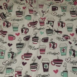 Coffee Scrub Top